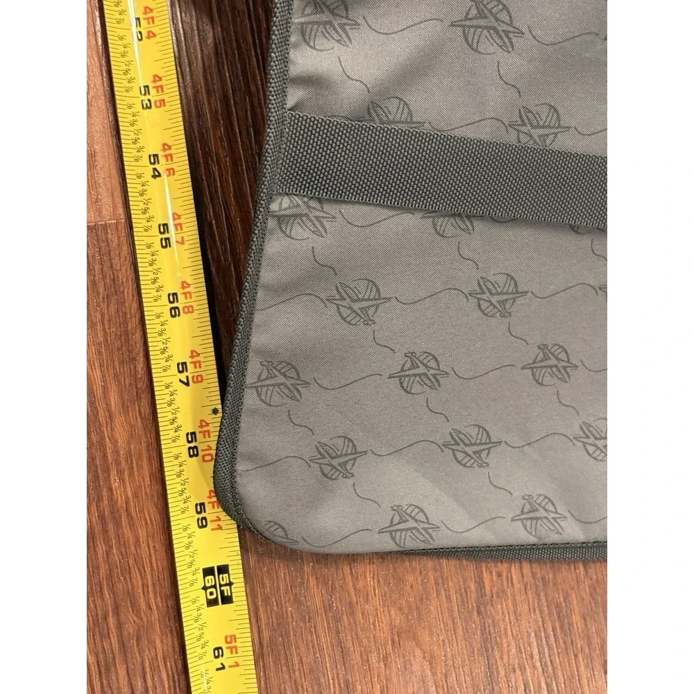 Jeep Suit Garment Bag Travel Luggage Rugged Black Canvas Black Bi-Fold Carry-On